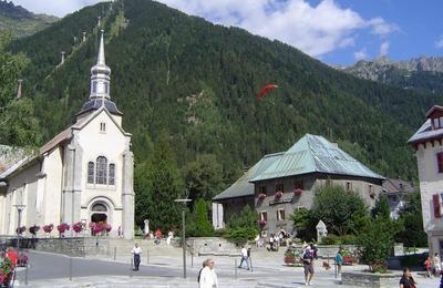 Chamonix Passage de la Flamme Olympique  Chamonix Mont Blanc