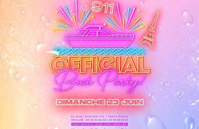 911 Official Boat Party !  Paris 13me