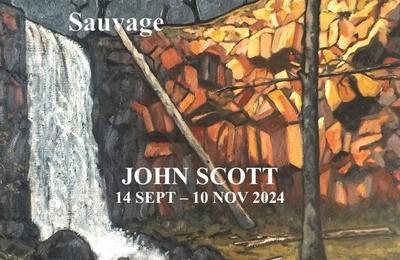 Exposition  Haute-Loire sauvage  peintures de John SCOTT.  Lavoute Chilhac
