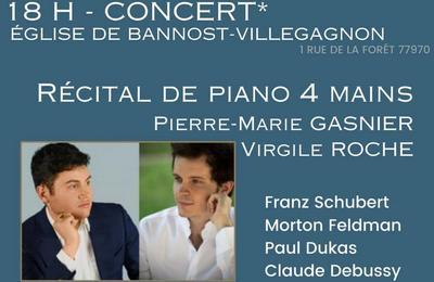 Festival Inventio : Rcital Piano 4 Mains  Bannost Villegagnon