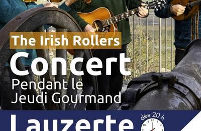 Concert du jeudi gourmand avec Irish Rollers  Lauzerte