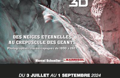 Exposition estivale Les glaciers des Alpes en 3D, Des neiges ternelles au crpuscule des gants  Mulhouse