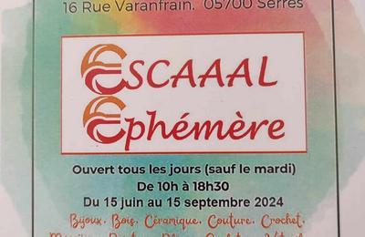 Artisans & Artistes locaux 04 & 05 - Boutique Ephmre Artisanat Local l'ESCAAAL  Serres