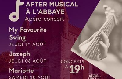 After musical  l'abbaye  Bourgueil