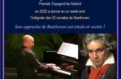 Rcital De Piano : Beethoven   Sonates  Paris 8me