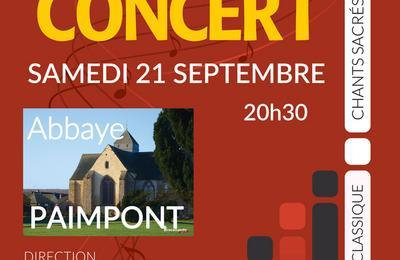 Concert du Choeur d'Hommes de Vannes  Paimpont