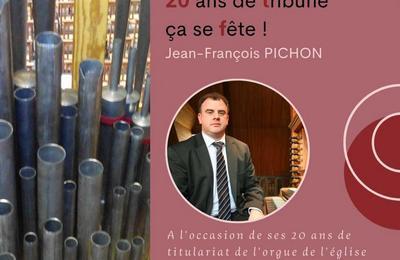 La rentre des orgues: Jean-Franois Pichon fte ses 20 ans de tribune  Marcq en Baroeul