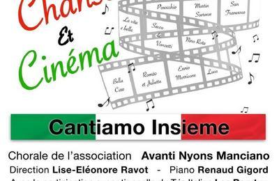 Concert Chansons et cinma italien  Saint Pargoire