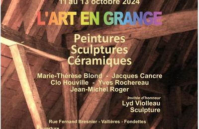 L'art en grange  Fondettes