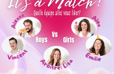 Spectacle d'impro, it's a match  Romans sur Isere