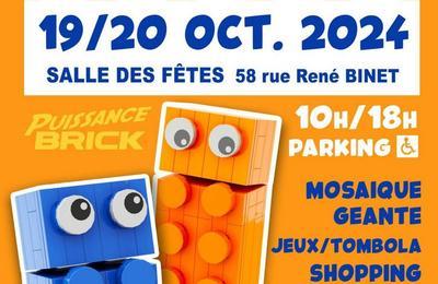 Expo 100% lego puissance brick sens 2024