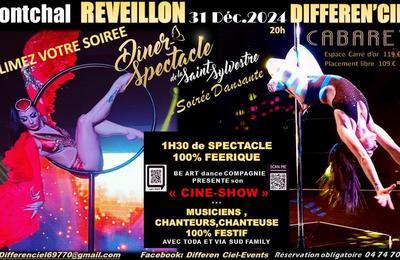 Rveillon Saint sylvestre diner spectacle dansant .31 dcembre 2024  Montchal