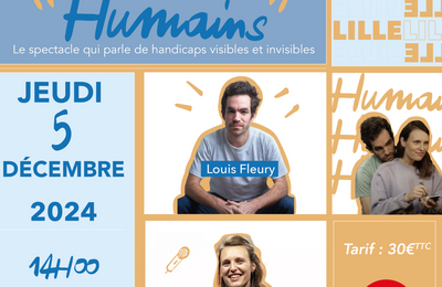 Humains, un spectacle qui parle de handicaps visibles et invisibles  Lille