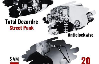 Total Dezordre, Anticlockwise et Hors Contrle Alone, Street Punk  Barberaz