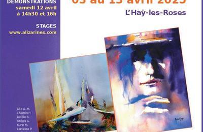 23e Salon de l'aquarelle organis par Alizarines  L'Hay les Roses