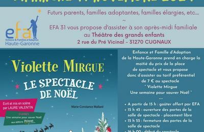 Goter EFA31 et Violette Mirgue, Le spectacle de Nol  Cugnaux