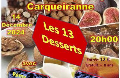 Soire  13 Desserts Traditionnels  Carqueiranne