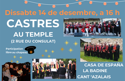 Nadalets, concert de chants de Nol  Castres