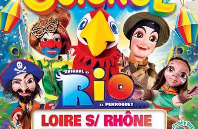 Guignol Rhne Alpes et Rio le majestueux perroquet  Loire sur Rhone