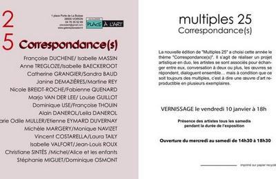 Multiples 25, Correspondance(s)  Voiron