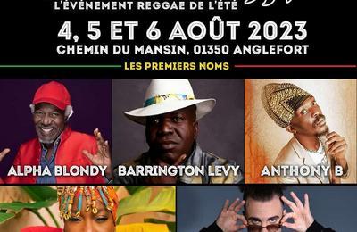 Alpha Blondy, Barrington Levy, Queen Omega  Anglefort