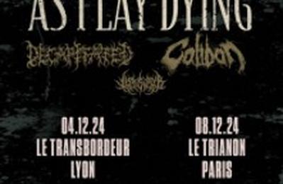 As I Lay Dying, Through Storms Ahead Europe 2024  Villeurbanne