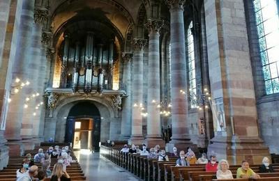 Concert d'orgues dans une abbatiale du XVIIIe sicle  Saint Avold