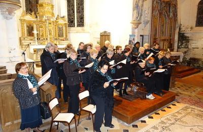 Concert dans une glise du XVe sicle classe au titre des Monuments historiques  Sainte Maure