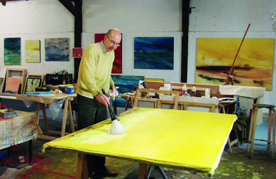 Atelier avec Jean-Pierre Poisson, artiste peintre  Gelos