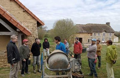 Atelier : chantier correcteur thermique chaux chanvre  Montpinchon