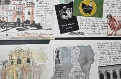 Atelier cratif : carnet de voyage  Sable sur Sarthe