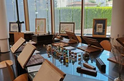 Atelier de calligraphie aux Archives dpartementales de la Haute-Sane  Vesoul