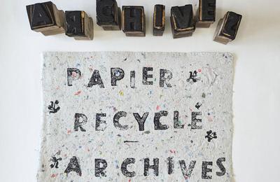 Atelier de fabrication de papier recycl  Strasbourg