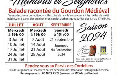 Balade raconte du Gourdon mdival : Manants et Seigneurs