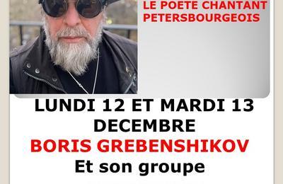 Boris Grebenshikov et son groupe à Paris 10ème