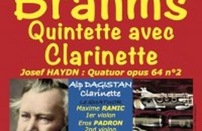 Brahms : Quintette avec clarinette  Paris 4me