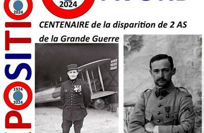 Centenaire de la disparition de 2 grands AS de la Premire Guerre mondiale  Avord