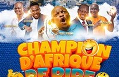 Champions d'Afrique de rire  Paris 9me