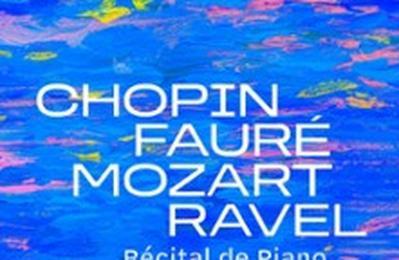 Chopin, Faur, Mozart, Ravel, Rcital de Piano  Boulogne Billancourt