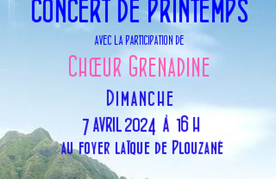 Chorale Iroise, Concert de printemps  Plouzane