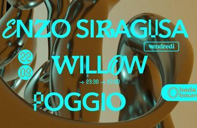 Club, Enzo Siragusa, Willow et Poggio à Paris 11ème