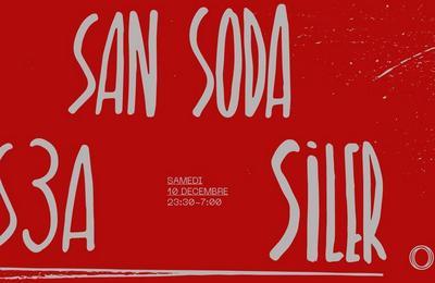 Club : San Soda, S3A et Siler à Paris 11ème