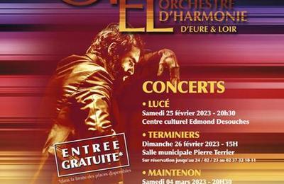 Concert Orchestre d'Harmonie d'Eure et Loir à Terminiers