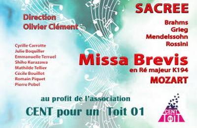 Concert Chorale Musique Sacre  Amberieu en Bugey