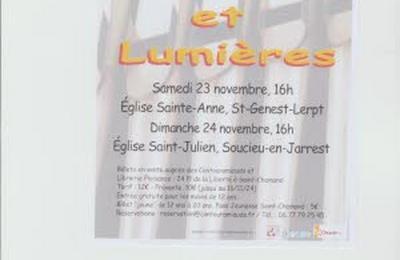 Concert Chorale Vitrail et Lumire  Saint Genest Lerpt