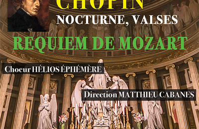Concert commmoratif des funrailles de Chopin  la madeleine 1849  Paris 8me