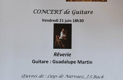 Guitare Rverie avec Guadalupe Martin  Paris 11me