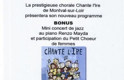 Concert de la Chorale Chante l'IRE  Troo
