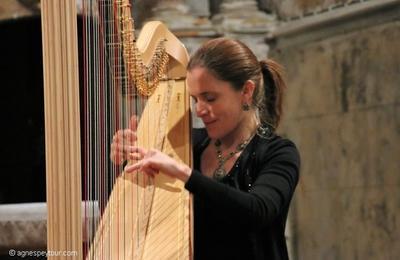 Concert de la harpiste Agns Peytour  Saint Leger Sous Beuvray