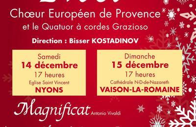 Concert de Nol du Choeur Europen de Provence  Vaison la Romaine